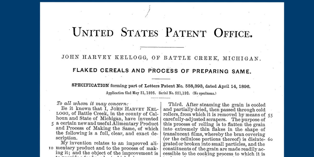 mariobianchi18's tweet image. Il #14aprile 1896 brevettati i #cornflakes. Quasi per caso i fratelli #Kellogg lasciarono al sole alcuni semi di grano cotto, provando poi a schiacciarli e a tostarli. Quindi li fecero assaggiare, immersi nel latte, ad alcuni pazienti sottoposti a dieta insipida. Fu un successo.