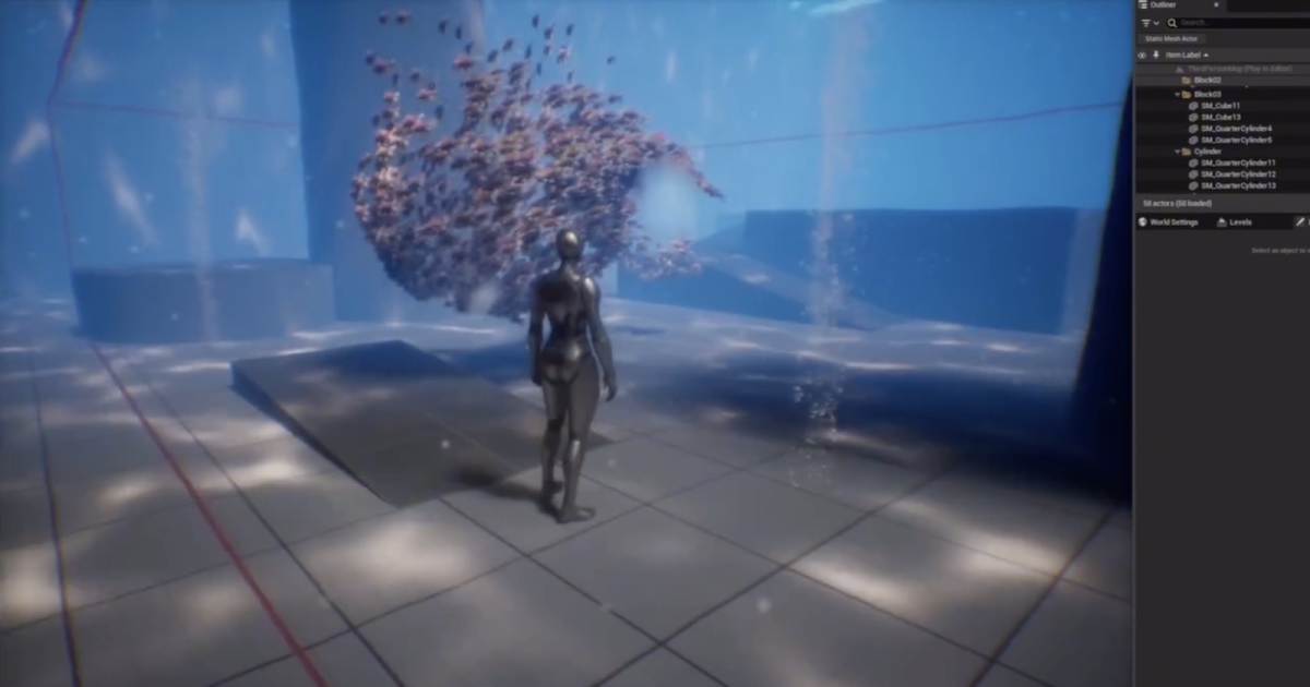 velorpiannoobo's tweet image. اكتشف نظام سلوك الأسماك المعتمد على حقول المسافات في Unreal Engine 5! تقنية جديدة تعزز تجربة الألعاب وتضفي واقعية على البيئة البحرية. كيف ترى تأثيرها على الألعاب المستقبلية؟

#UnrealEngine5 #FishBehavior #GameDevelopment #DistanceFields