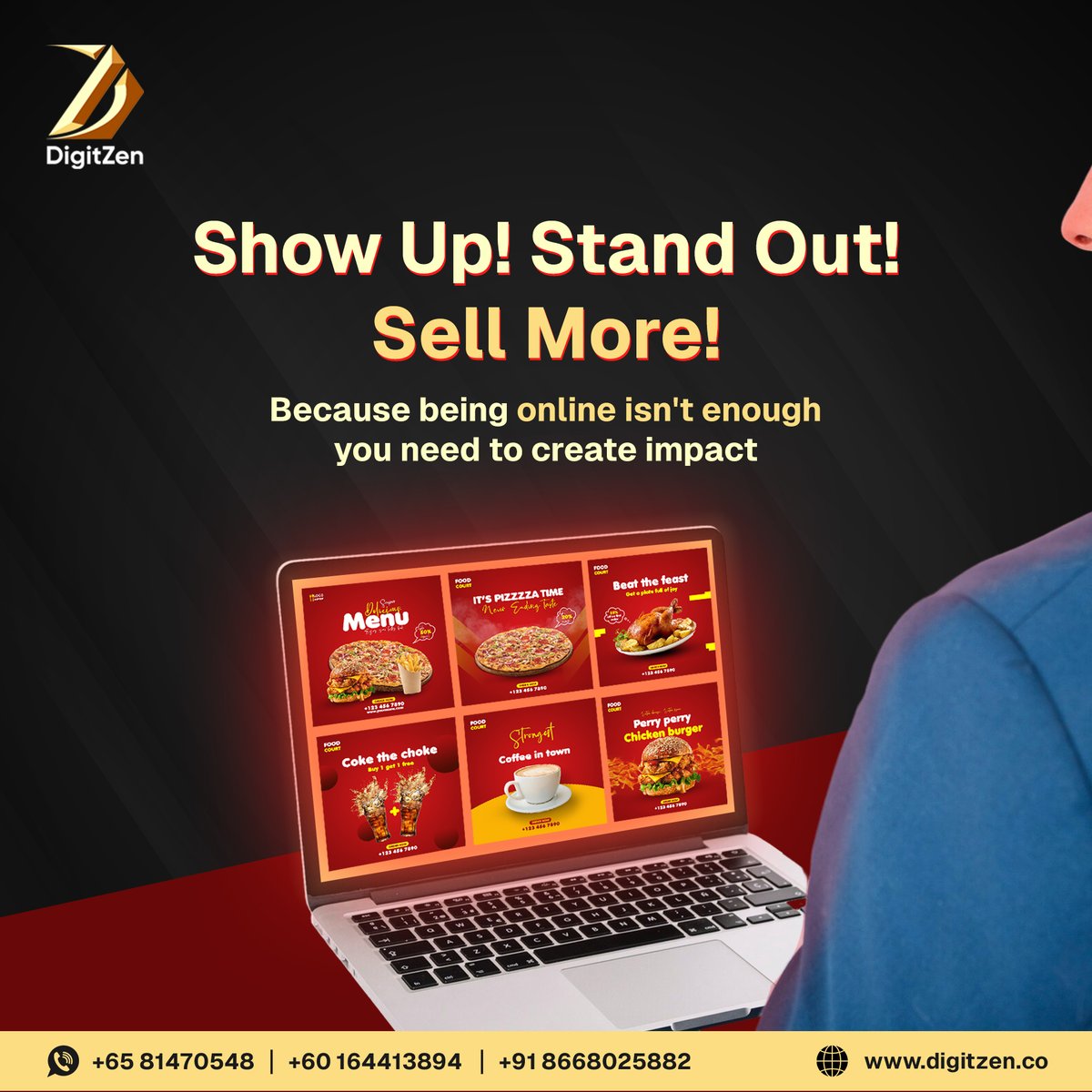 Digitzensg's tweet photo. A strong digital presence isn't just about showing up—it's about standing out. We help brands get the visibility they need to turn clicks into customers. Ready to take center stage? Then hurry up and contact #Digitzen now.

🌐: https://t.co/f8uUcDbwOc https://t.co/J1ATCmWEHo