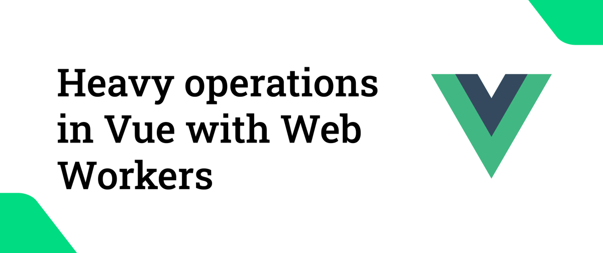 jacobandrewsky's tweet image. New week = new article! 🎉

This time I decided to write about the usage of Web Workers in @vuejs to optimize heavy operations 🚀

Learn more 👇