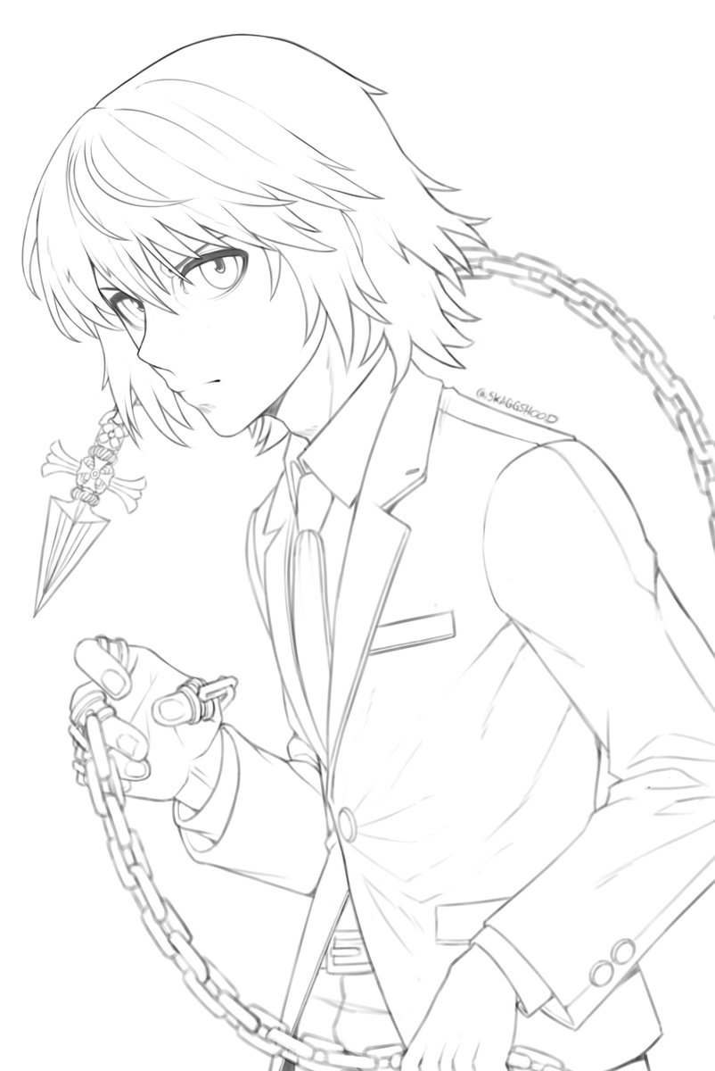 skaggshood's tweet image. day 8

chains of judgment. business mode.
#365sketchchallenge #sketchoftheday #hxh #kurapika