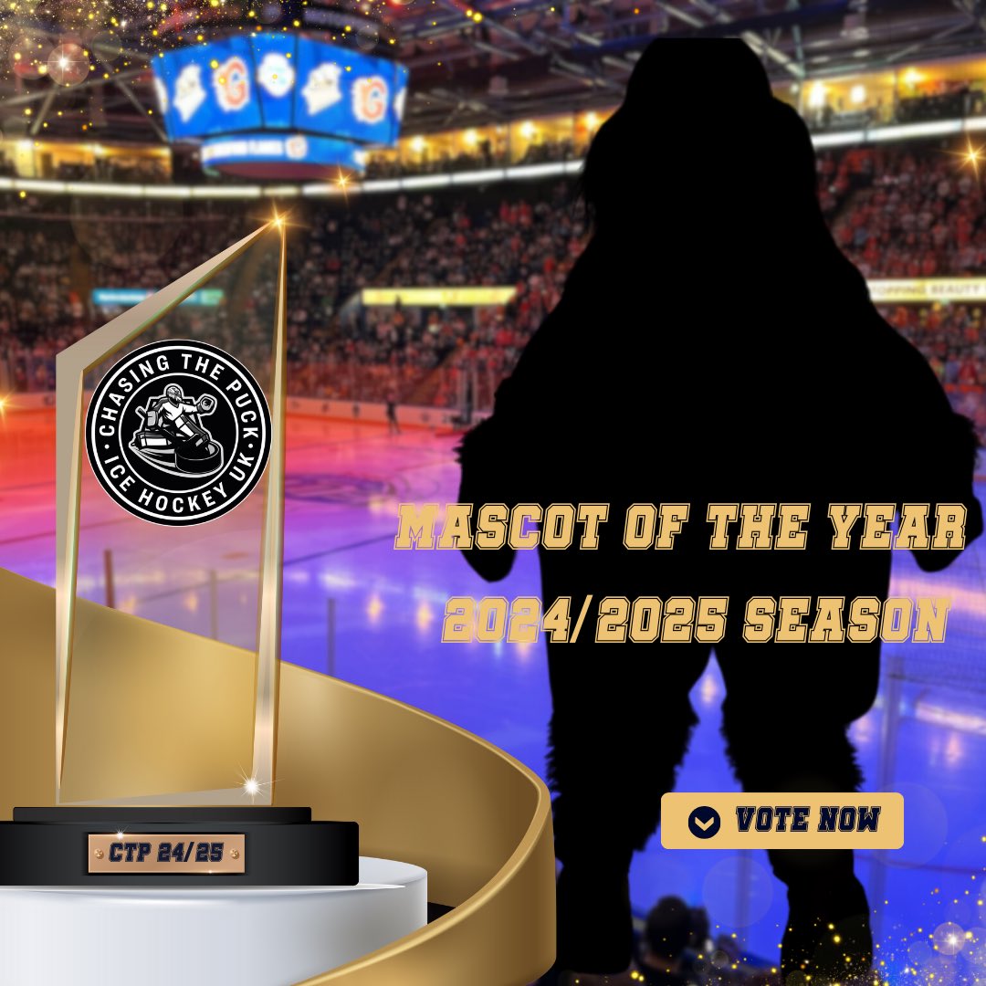 CTPhockeyUK's tweet image. 🏆 CTP 24/25 Fans Awards!! 🏆

Let us know who is your choice is for Mascot of the Year!!