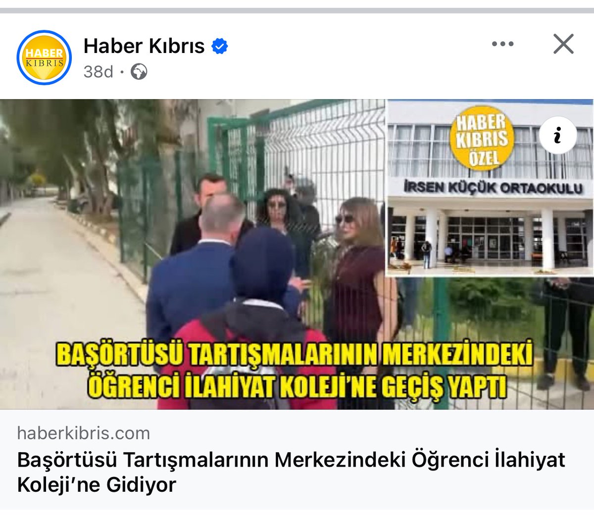 28 Martta belirtmiştim bu konuyu. Sonunda aklı selim düşünen karar alan oldu, halasultan ilahiyat kolejine geçiş yaptığı haberleri var…