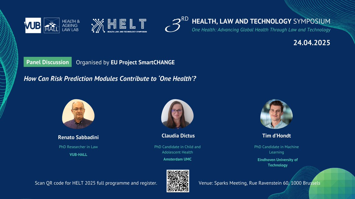 ⏰ Only 10 days to go! Join us at #HELT2025 for a dynamic panel &amp; World Café-style #workshop:

 "How Can Risk Prediction Models Contribute to One Health?"

🗓 24 April | 🕝 14:30–16:00 (CEST)
📍 Sparks Meeting, Brussels
🔗 Register: tinyurl.com/3krzf8fv