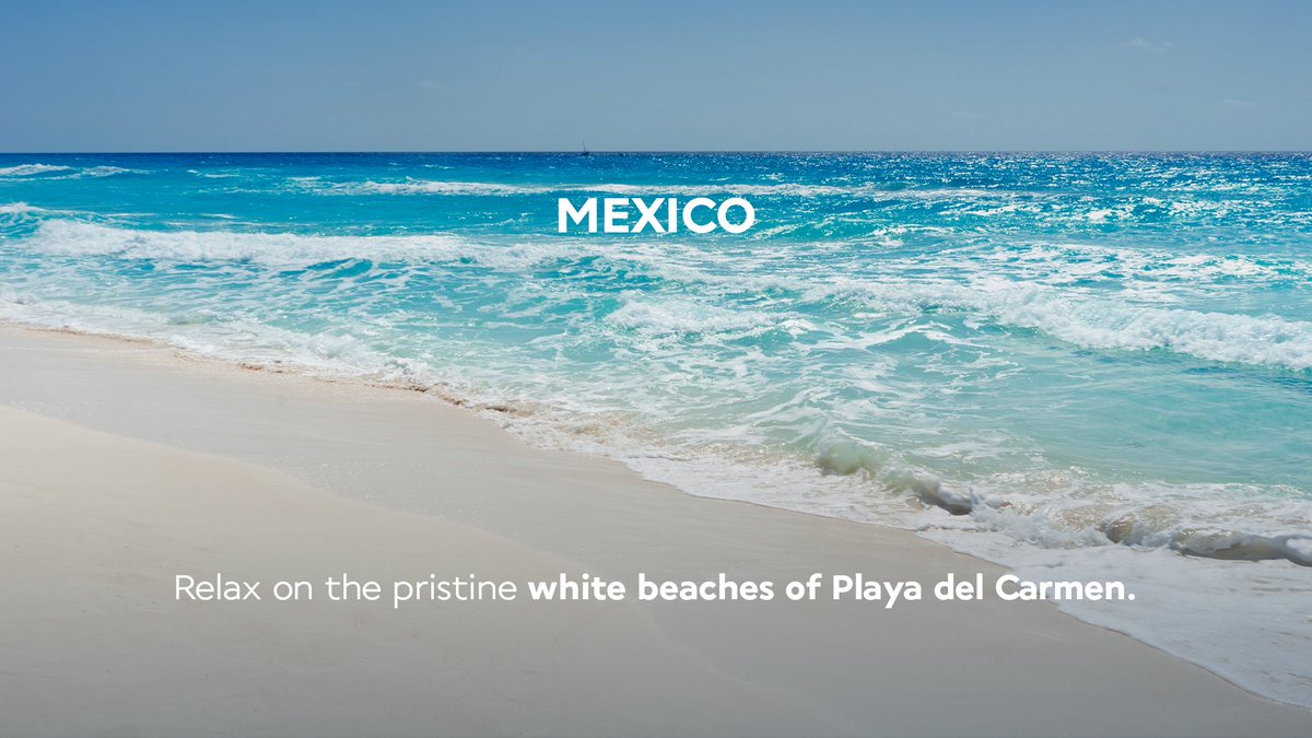 From fine sandy beaches to eternal snow, allow yourself be transported to these dazzling white paradises. 
Find more here: bit.ly/3G5NhJT.
