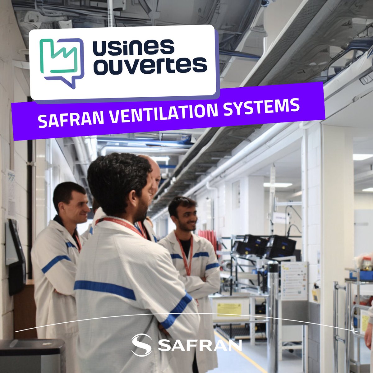 À l’occasion des #JournéesUsinesOuvertes, #SafranVentilationSystems a ouvert les portes de son site de production au grand public ! 🏭

Vous avez manqué l’événement ? Découvrez notre site et nos activités en vidéo : Découvrez Safran Ventilation Systems ow.ly/MfOF50Vzjmw