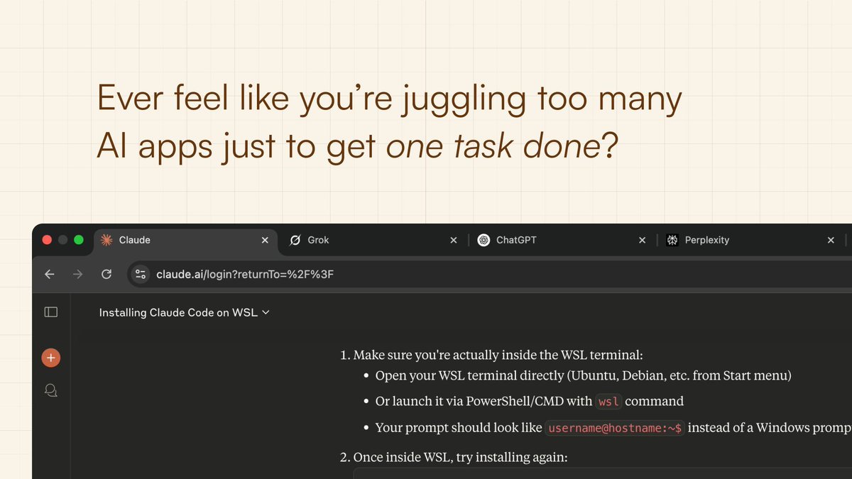 We built DoublOne to fix email.

But there’s another part of your workflow that’s still a mess.

Ever feel like you’re juggling too many AI apps just to get one task done?
We did too 👀  

But we also felt that we could do something about it... 

And it’s almost ready for you.