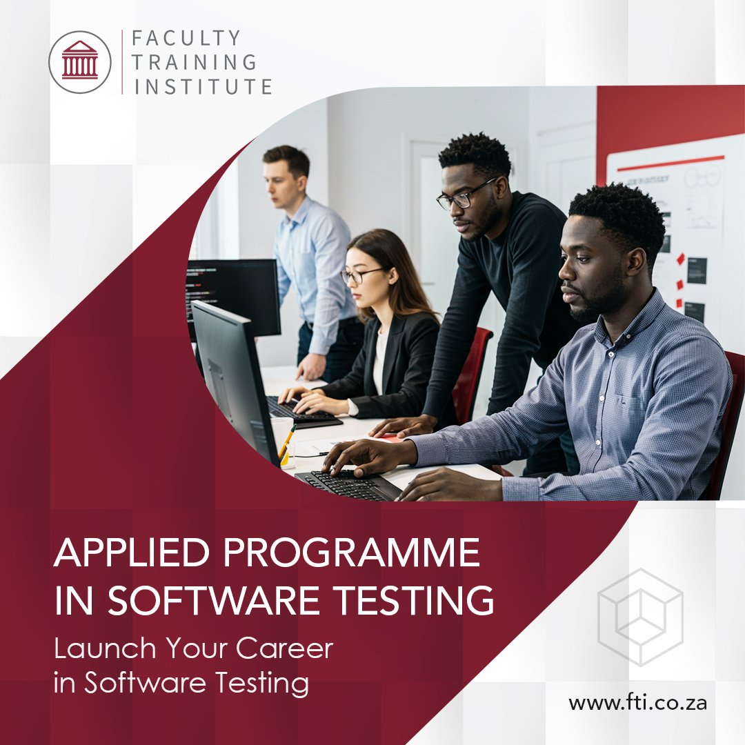 facultytraining's tweet image. Gain practical, business-focused skills to become a cross-skilled Solutions Consultant or a Tester of the Future. Discover FTI's Applied Programme in Software Testing. Visit hubs.li/Q03gYjw_0
#SoftwareTesting #AppliedProgramme #ISTQB #APST #ICT #QyberSecurity #FTISA