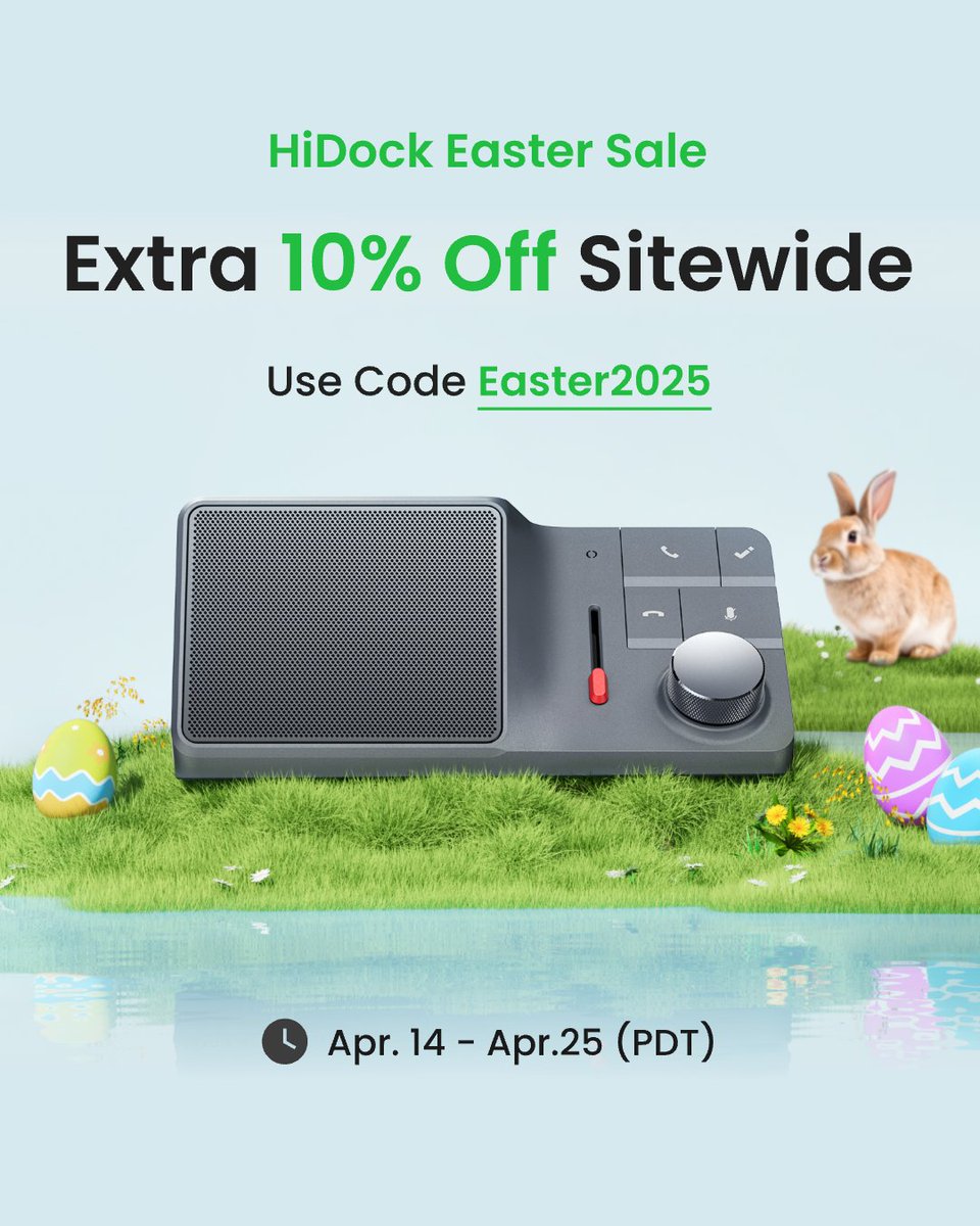 Hunt for the best AI voice recorder this Easter — perfect for your home and office. 🐰✨

Hop over for exclusive deals and fill your basket with savings now! Don't miss out! 🌷

📅 Apr. 14 - Apr. 25 (PDT)
🛒 Use Code "Easter2025" to enjoy an extra 10% off sitewide
🔗 Shop now at