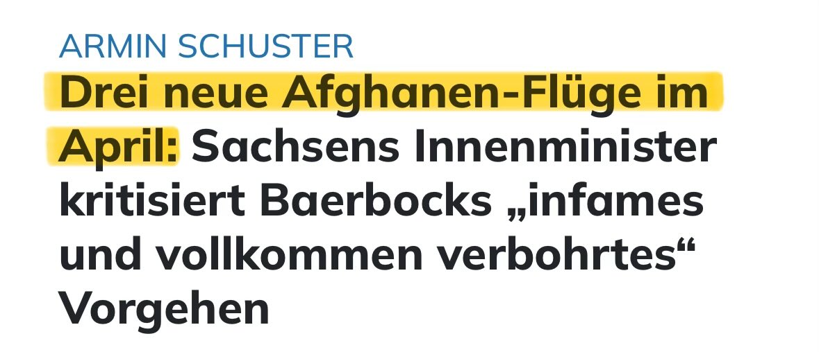 Baerbock versucht vor ihrem Abtritt noch maximalen Schaden zu verursachen.

Das ist nicht nur boshaft, sie hat damit auch ihren Amtseid gebrochen.