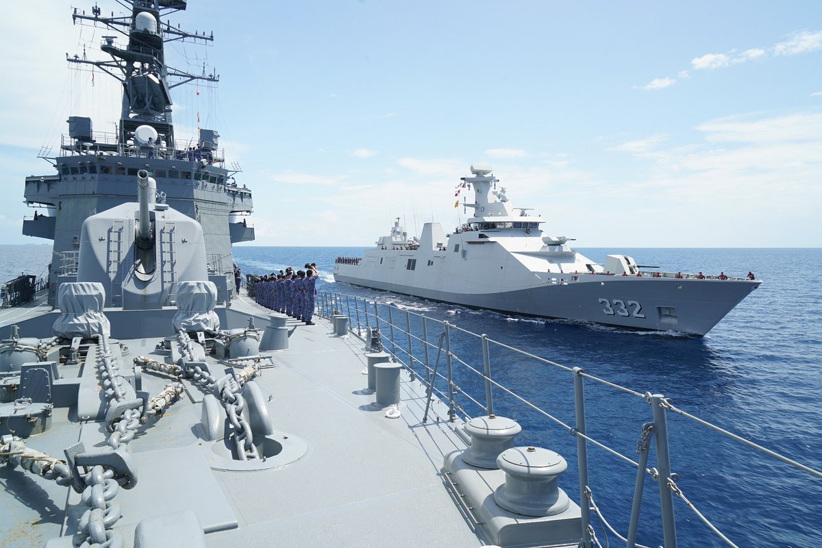 🇯🇵🇮🇩4月12日、令和6年度外洋練習航海（飛行）部隊の護衛艦