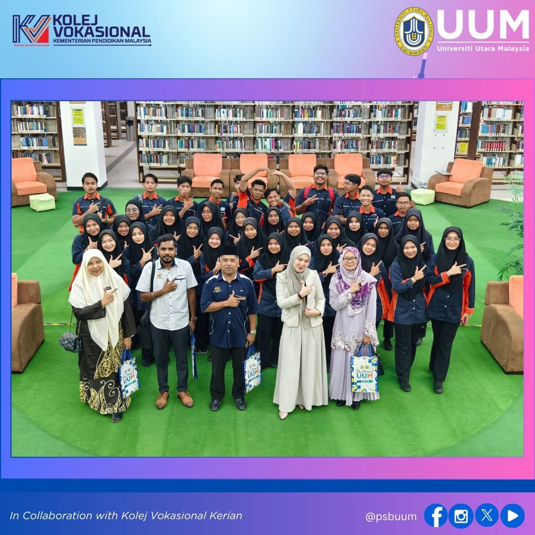psbuum's tweet photo. 10th April 2025
10:00 a.m – 12:30 p.m
LIBRARY TRAINING
Module: Smart Searching, Smarter Decisions: Unlocking the Power of Information
Participants: Students (Kolej Vokasional Kerian)
Organizer: Perpustakaan Sultanah Bahiyah
In Collaboration with: Kolej Vokasional Kerian https://t.co/ukvybSsWWt
