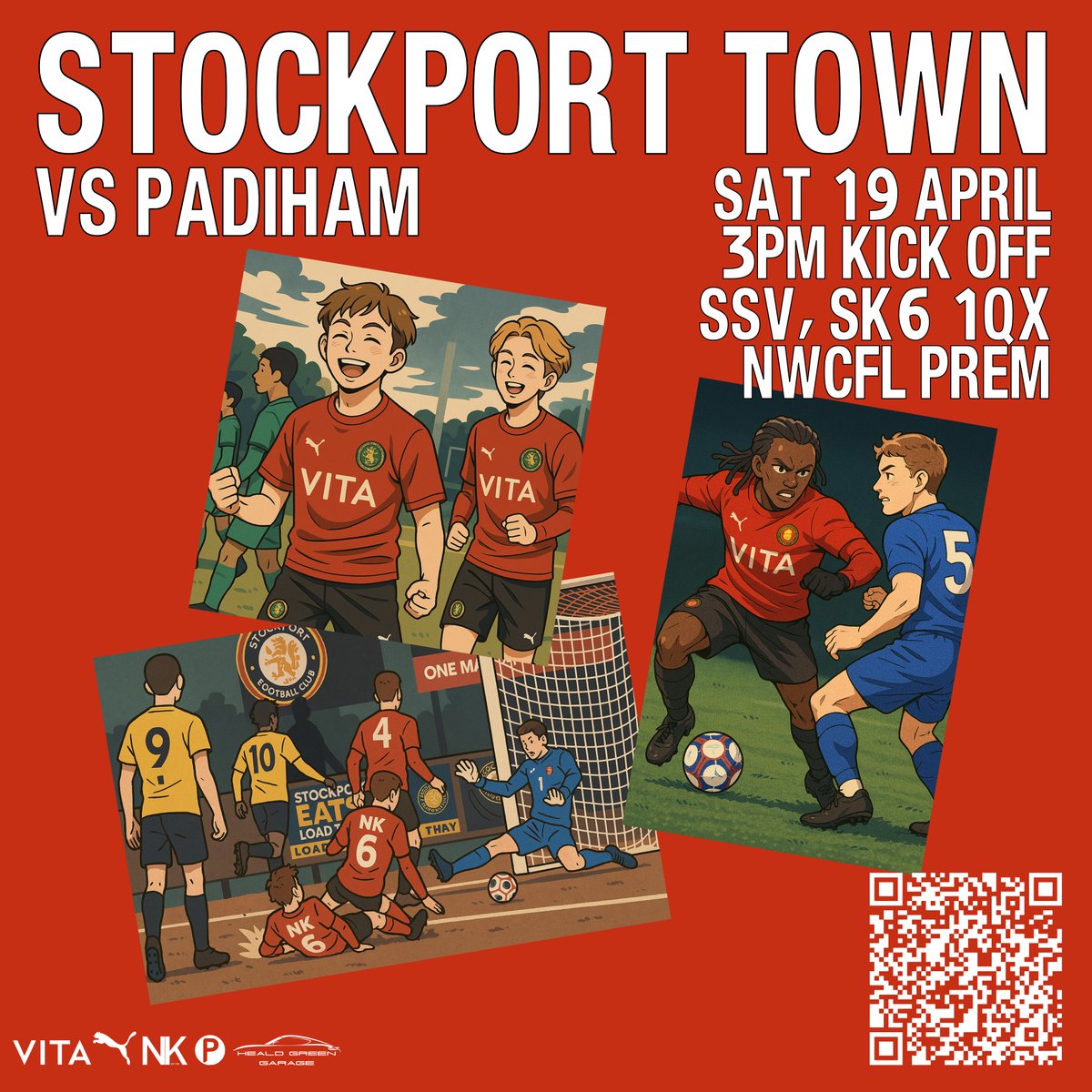 Stockport Town FC (@stockporttownfc) on Twitter photo ๐๐๐ญ๐ฉ ๐๐ฅ ๐ดโซ๏ธ
It's our last NWCFL Premier Division fixture this Saturday as we host <a href="/Padiham_FC/">Padiham Football Club</a> at Stockport Sports Village.
๐ท ยฃ6 Adults, ยฃ4 Conc, ยฃ3 Special Admission, ยฃ2 13 - 16 YRS, ยฃ1 5 - 12 YRS and U5's ยฃ0
๐จ <a href="/pennodraws/">Pennodraws ๐จ PINS IN BIO</a> ๐ธ <a href="/PhotoMks/">Mks photo</a>
#LionsRoar ๐ฆ ๐๐๐ญ๐ฉ ๐๐ฅ ๐ดโซ๏ธ
It's our last NWCFL Premier Division fixture this Saturday as we host <a href="/Padiham_FC/">Padiham Football Club</a> at Stockport Sports Village.
๐ท ยฃ6 Adults, ยฃ4 Conc, ยฃ3 Special Admission, ยฃ2 13 - 16 YRS, ยฃ1 5 - 12 YRS and U5's ยฃ0
๐จ <a href="/pennodraws/">Pennodraws ๐จ PINS IN BIO</a> ๐ธ <a href="/PhotoMks/">Mks photo</a>
#LionsRoar ๐ฆ