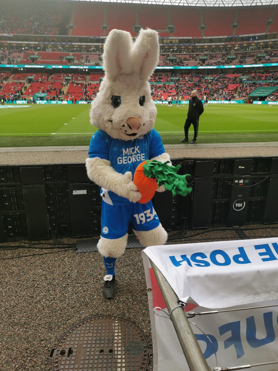 Peter Burrow #Crazyrabbit (@peterburrow1934) on Twitter photo Hoppy Monday morning <a href="/theposh/">Peterborough United</a> fans Champions again๐.. Could any off the 1000s who got photos of me <a href="/wembleystadium/">Wembley Stadium</a> <a href="/VertuTrophy/">Vertu Trophy</a> yesterday please share with me..
Cheers
#CrazyRabbit ๐ฐ๐ฅ Hoppy Monday morning <a href="/theposh/">Peterborough United</a> fans Champions again๐.. Could any off the 1000s who got photos of me <a href="/wembleystadium/">Wembley Stadium</a> <a href="/VertuTrophy/">Vertu Trophy</a> yesterday please share with me..
Cheers
#CrazyRabbit ๐ฐ๐ฅ
