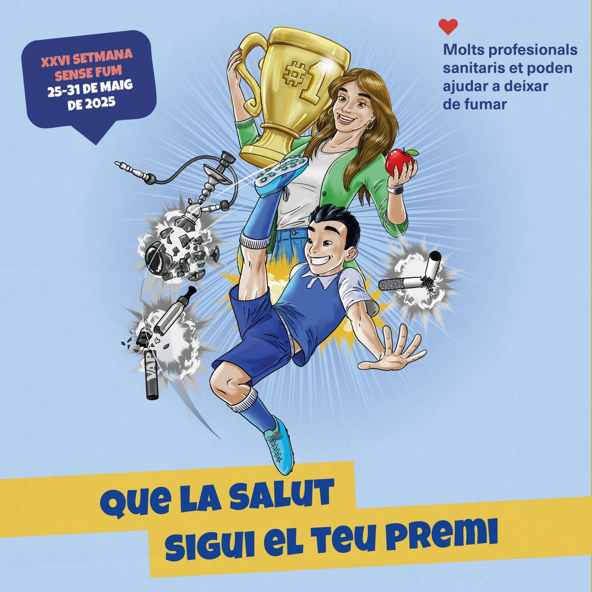 papsf.cat (@papsf) on Twitter photo 📌XVI Setmana Sense Fum (25-31 juny) «QUE LA SALU SIGUI EL TEU PREMI»
📢Volem la teva opinió
ENQUESTA fins 22 abril (14 o més anys) Enllaç forms.office.com/e/uS7ytRv7U6
#ssfcat25
<a href="/XarxaCHsF/">Xarxa Catalana d'Hospitals sense Fum</a> <a href="/CAMFiC/">🌳CAMFiC</a> <a href="/AIFICC/">AIFICC</a> <a href="/scattsocietat/">SCATT</a> <a href="/NoColillas/">No Más Colillas en el Suelo Barcelona</a> <a href="/salutcat/">Salut</a> <a href="/unisaludables/">Universidades Saludables</a>
<a href="/ContraCancerBCN/">Associació Contra el Càncer BARCELONA</a> 📌XVI Setmana Sense Fum (25-31 juny) «QUE LA SALU SIGUI EL TEU PREMI»
📢Volem la teva opinió
ENQUESTA fins 22 abril (14 o més anys) Enllaç forms.office.com/e/uS7ytRv7U6
#ssfcat25
<a href="/XarxaCHsF/">Xarxa Catalana d'Hospitals sense Fum</a> <a href="/CAMFiC/">🌳CAMFiC</a> <a href="/AIFICC/">AIFICC</a> <a href="/scattsocietat/">SCATT</a> <a href="/NoColillas/">No Más Colillas en el Suelo Barcelona</a> <a href="/salutcat/">Salut</a> <a href="/unisaludables/">Universidades Saludables</a>
<a href="/ContraCancerBCN/">Associació Contra el Càncer BARCELONA</a>