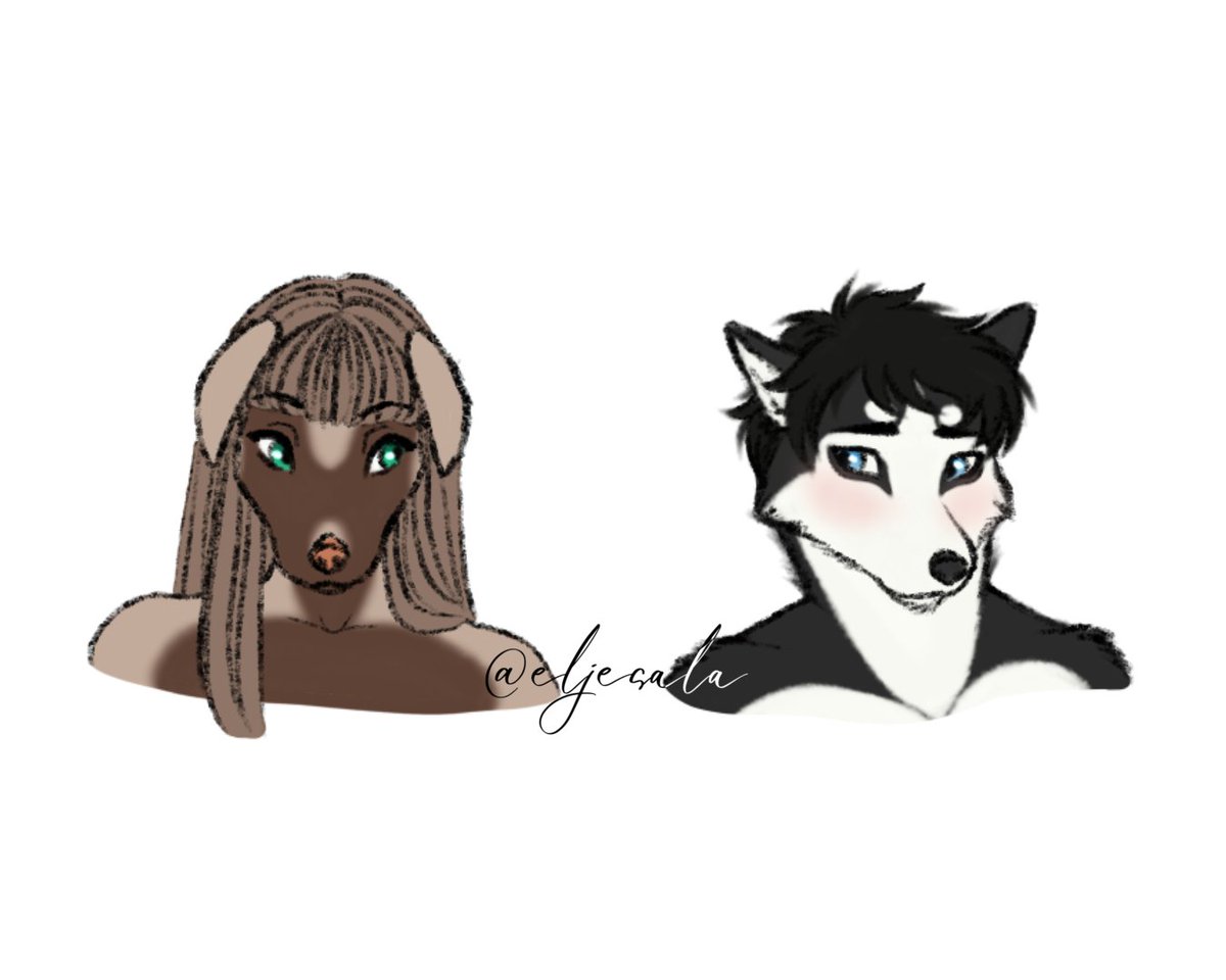 eljesala's tweet photo. I've been asked in a q&amp;a if I plan on giving all the sisters their partners. The thing is that I ALREADY HAVE. I'm just too hyperfixated on Amalthea and Danny😂😭😭💀

All of the gorgeous boys belong to @ajidindaperman1 🫶🏽 https://t.co/hA6ScbWYyn