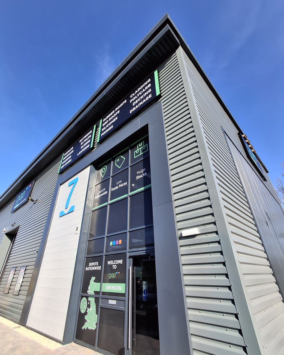 And just like that, GAP Swindon have opened their doors!
 
The depot is stocked to the rafters - and we’ve got some fantastic offers and giveaways waiting for you.  
 
📍: unit 7, Swindon Trade Park, Gipsy Lane, SN2 8DH