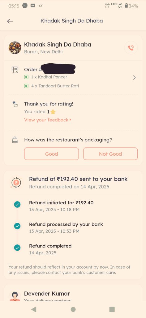 MrPopulerIndian's tweet photo. This is not just bad service, it's disrespect to customers who trust you with their food and beliefs.
@zomato, you failed miserably in addressing this. https://t.co/QLWWH66Qv2