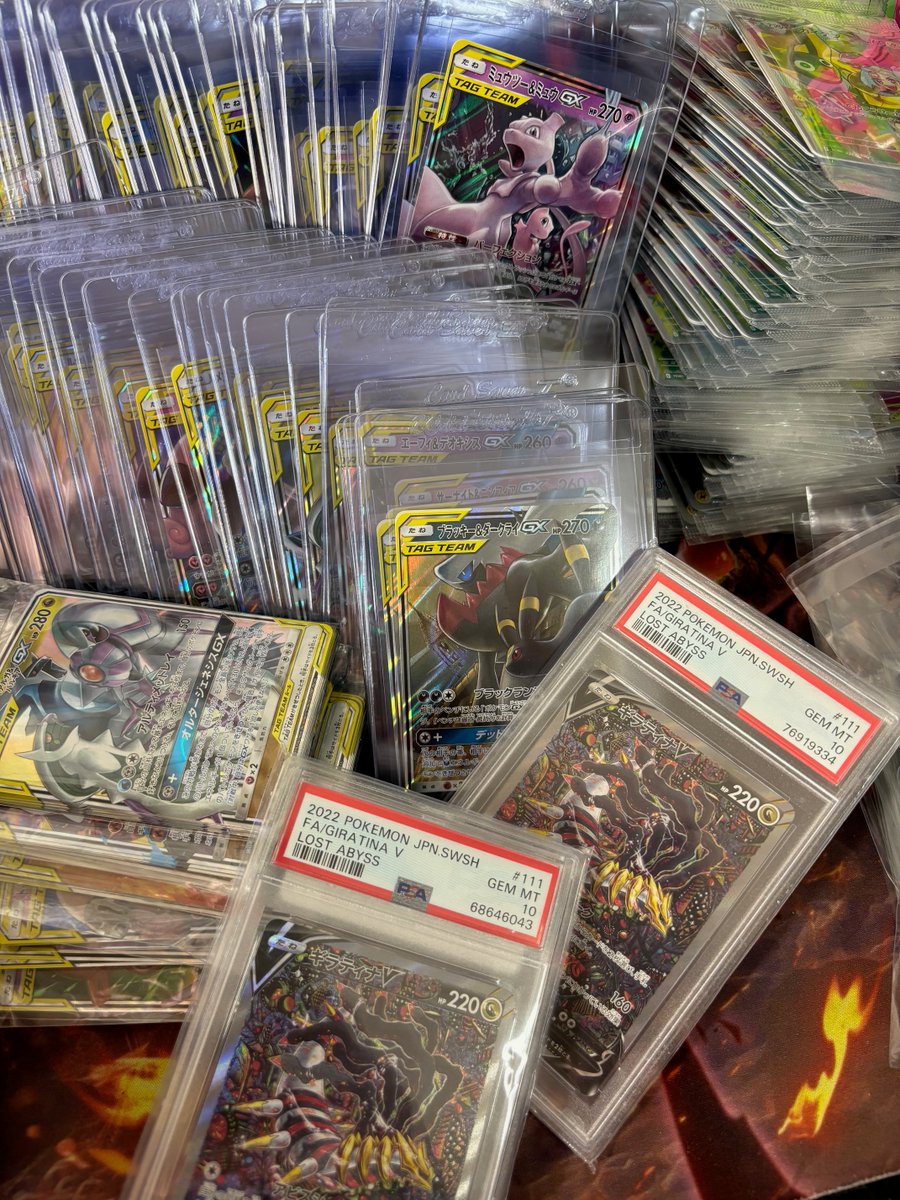 i18jun's tweet image. USA's largest gradable raw singles inventory.... We have more inventory than many shops in JAPAN...lol.... #pokemoncollector #pokemon #pokemonbox #pokemoncard #japan #akihabara