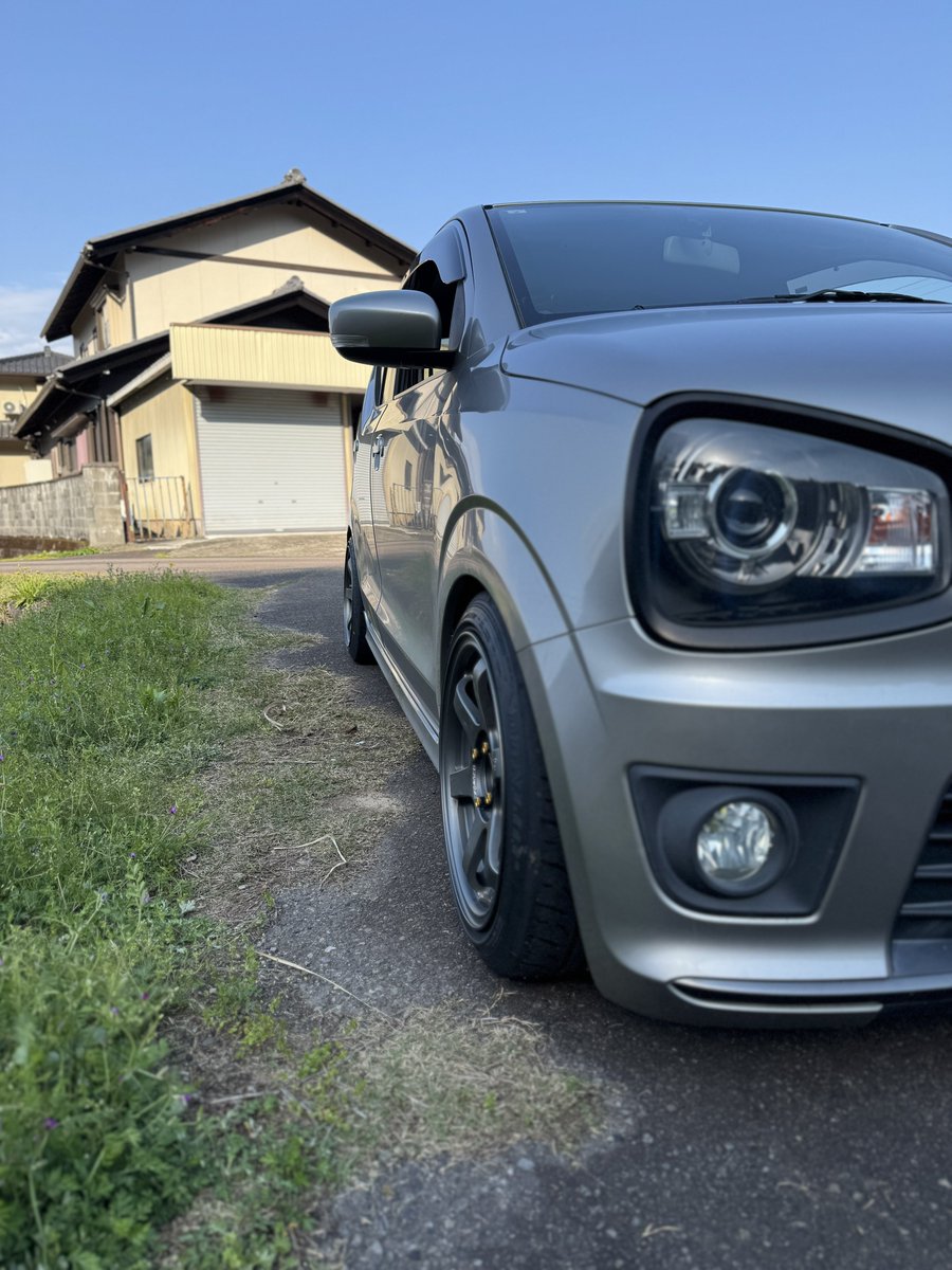 Lulushare0109's tweet photo. 足車のアルトくんの仕様変更しました。

TE37 SONIC 7J+43 通し

目標の7J入れる事が出来て大満足です🙂 https://t.co/gncTUOog2H