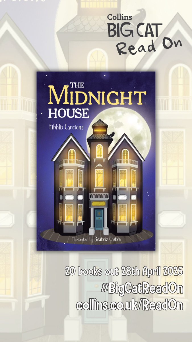 eibhliscarcione's tweet photo. My next book The Midnight House publishes in just two weeks as part of #BigCatReadOn!
Clarabelle Graves really wants an old doll’s house she sees in a vintage shop but sometimes you have to be careful what you wish for!📚✍️
https://t.co/R55Sa99zFP @CollinsPrimary @sfmolteni https://t.co/usG9dKAV81