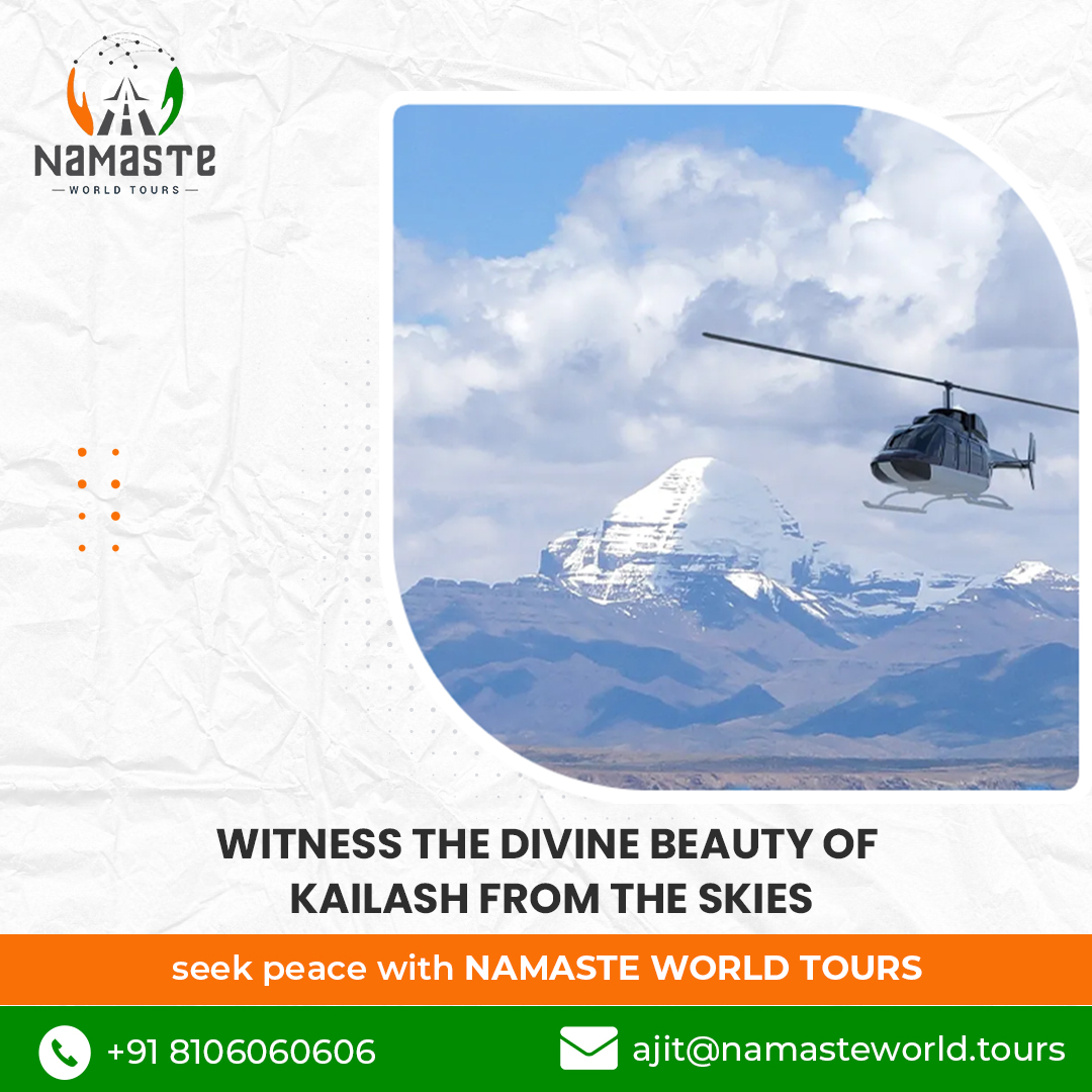 namastew_tours's tweet photo. Fly to Kailash Mansarovar with Namaste World Tours luxurious, serene and spiritually uplifting.

Call us @+91-8106060606 | Email : ajit@namasteworld.tours

Book Your Next Trip Here : https://t.co/rq7KGmkakH

#KailashMansarovar #LuxuryPilgrimage #SpiritualJourney #ChopperService https://t.co/Y85bGdPdtt