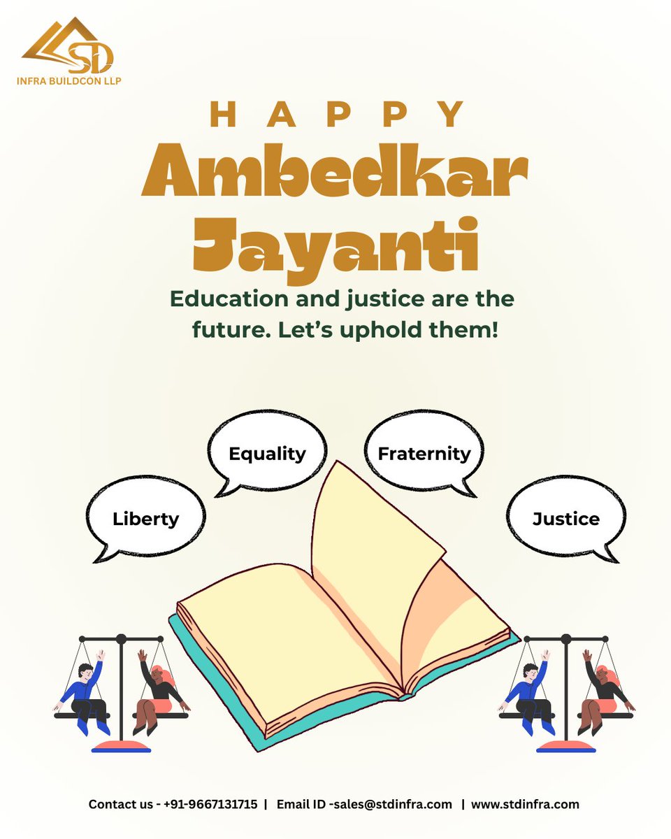 stdinfranoida's tweet photo. Ambedkar Jayanti Wishes 
Today, we remember and honor the birth anniversary of Dr. B.R. Ambedkar, the architect of the Indian Constitution and a true champion of social justice,equality, and human rights.
#AmbedkarJayanti #BRAmbedkar #TributeToAmbedkar #SocialJustice #Equality https://t.co/08FyuwAi0B