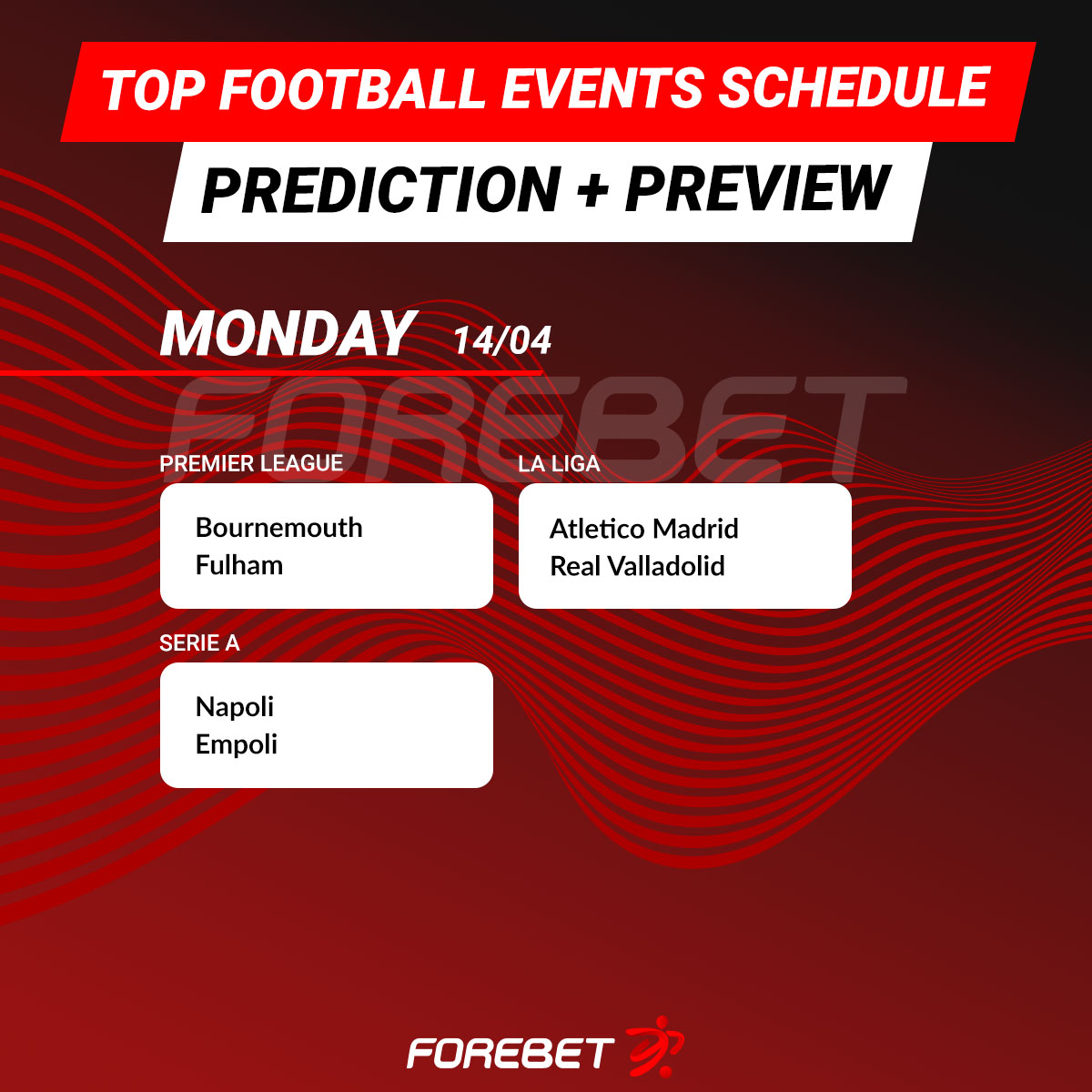 Forebet's tweet photo. The semi-finalists in the three european tournaments will be decided this week! 💥🏆
#forebet #topevents https://t.co/E4cdAwSf6K