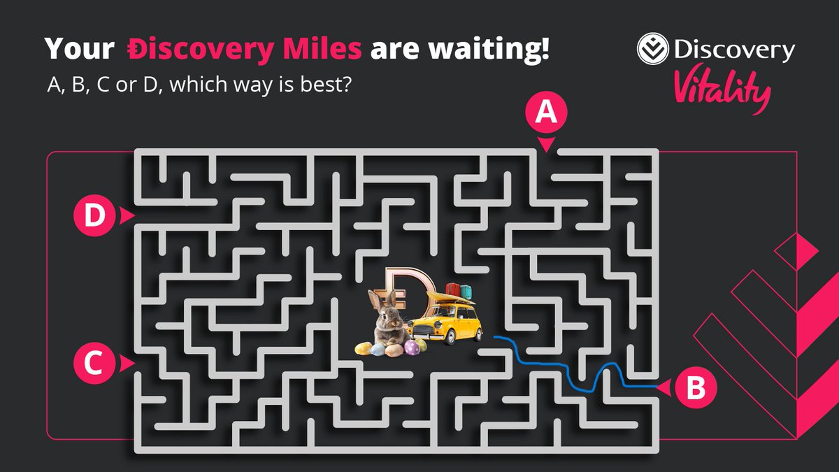 WhatAboutRob's tweet photo. @Vitality_SA B is the fastest way out #FightTheSlump #DiscoveryMilesMaze https://t.co/OKV57iUuyL