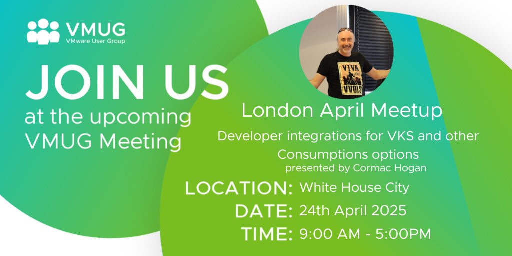 LonVMUG (@lonvmug) on Twitter photo Motivation Monday! Do not forget to register for #VMUG next week and come see <a href="/CormacJHogan/">Cormac Hogan</a> with his great session my.vmug.com/s/event/a4pVs0… <a href="/MyVMUG/">VMware User Group</a> Motivation Monday! Do not forget to register for #VMUG next week and come see <a href="/CormacJHogan/">Cormac Hogan</a> with his great session my.vmug.com/s/event/a4pVs0… <a href="/MyVMUG/">VMware User Group</a>