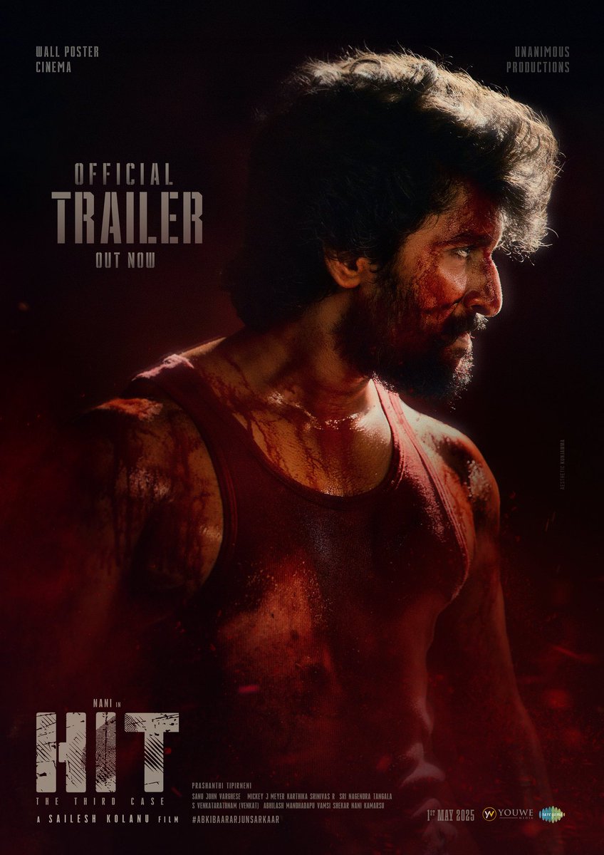 #HIT3 Let’s meet on May 1st at our favourite place. 
Theatres :)

TRAILER  #HIT3Trailer