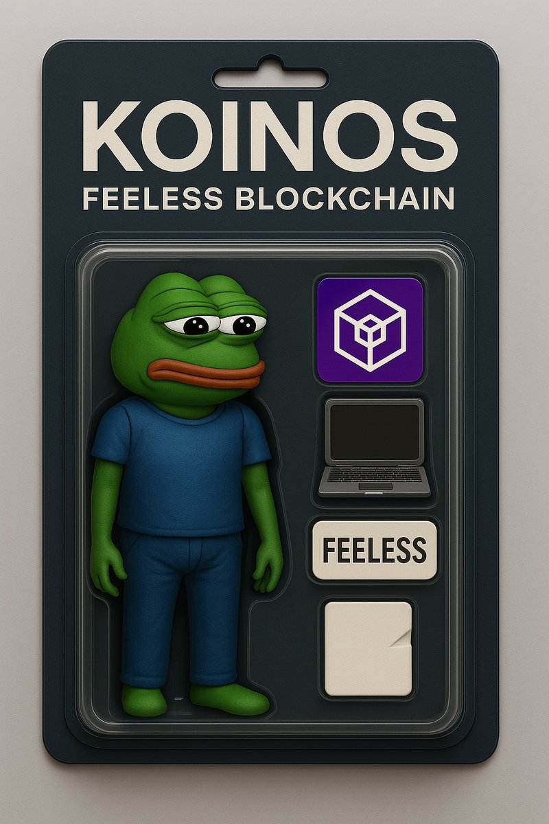 Did the action figure trend…  $KOIN ⚡️
Would you buy it?
✅ Fully decentralized
✅ No gas fees
✅ Smart contracts in any language
✅ Built for builders — owned by no one
Not just a fan — part of the future.
#Koinos #Crypto #Web3 #ActionFigureTrend #NoGasFees <a href="/KoinosNetwork/">Koinos</a>