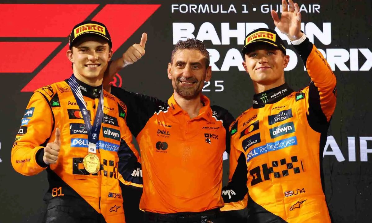 thehauterrfly's tweet photo. Bahrain GP 2025: From Oscar Piastri's Iconic Win To Max Verstappen's Drama-Filled Pit-Stops, Here's Everything That Happened! -  https://t.co/4seQtKjmPP 
#BahrainGrandPrix #CarlosSainz #CharlesLeclerc #Ferrari #Formula1 #LandoNorris #LewisHamilton #MaxVerstappen #McLaren #Osc... https://t.co/hMslMjEnO4