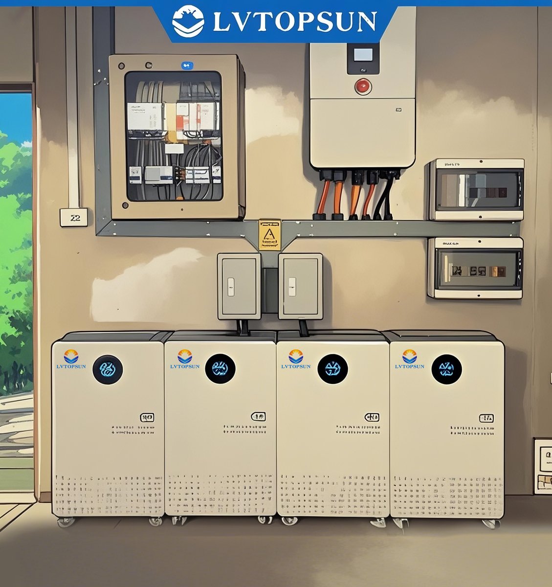 LVTOPSUN's tweet photo. Following the Trend 🤣✨

LVTOPSUN in #Ghibli style 😁👏

#LiFePO4 #Solarsystem

#Solar #Battery

#Storagebattery #LithiumBattery https://t.co/iZXQIzZae2