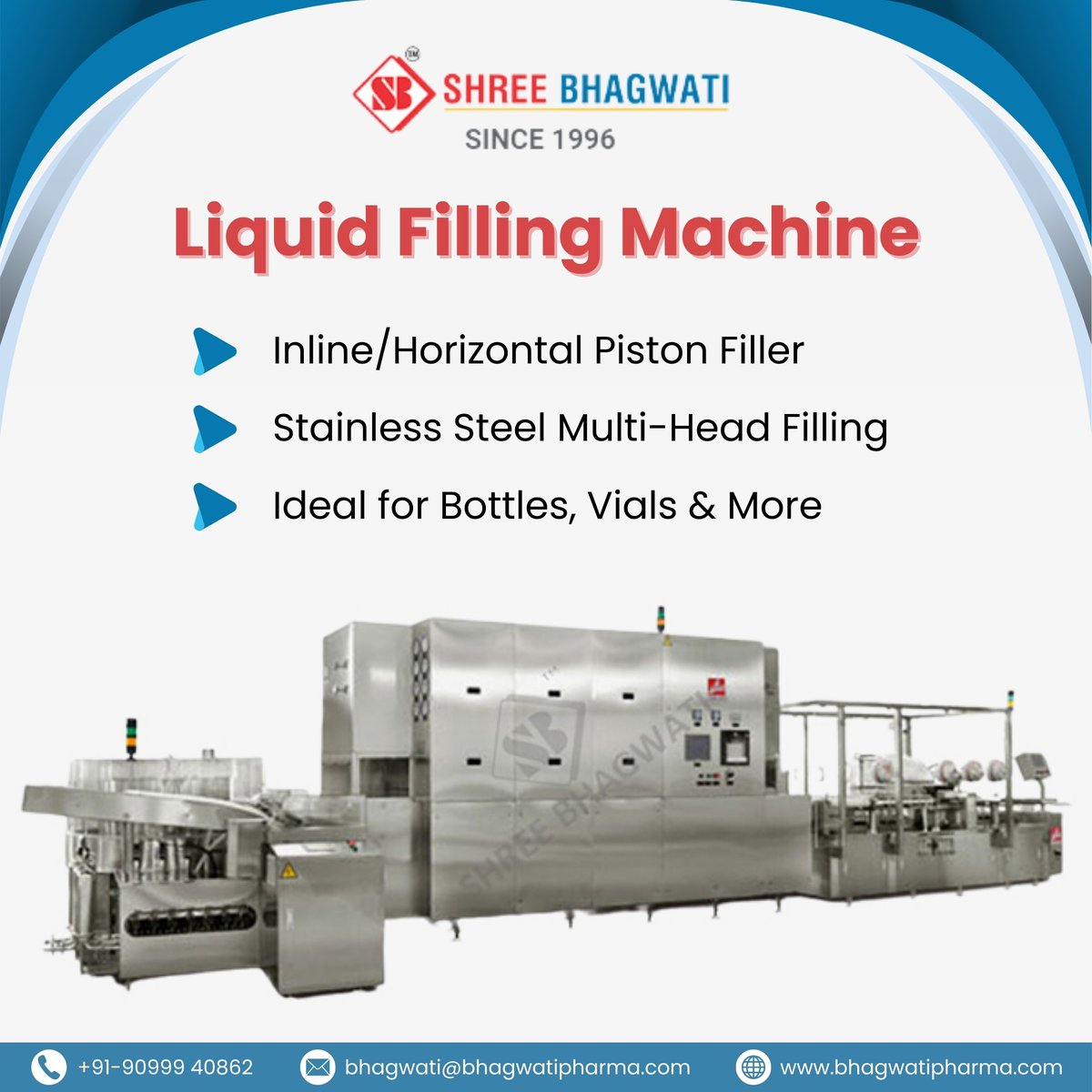 bhagwatipharma1's tweet image. Precision meets performance in every drop with our advanced Liquid Filling Machine.
visit - bhagwatipharma.com/product-catego…
#bhagwatipharma #liquidfillingmachine #PistonFiller #MultiHeadFiller #AutomaticFillingMachine #InlineFillingSystem #FillingPrecision #IndustrialPackaging