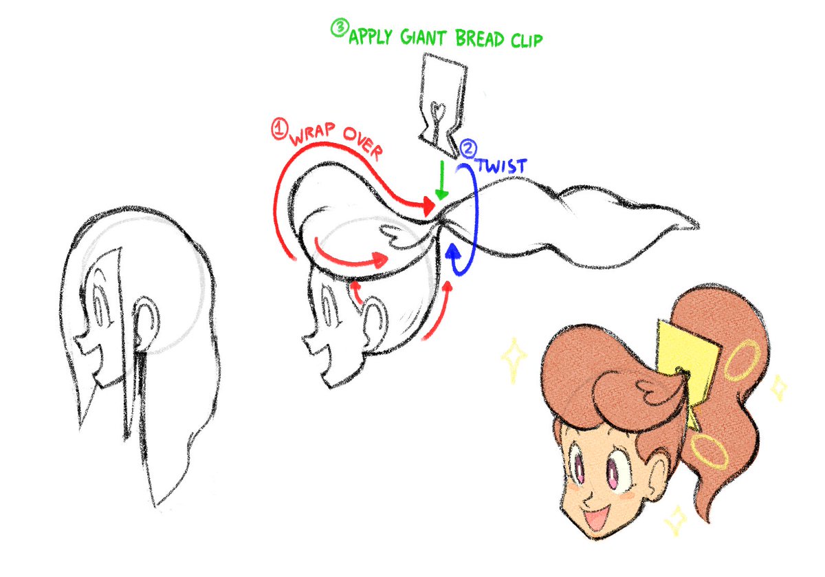 LephemStar91's tweet image. Jamtine hair lore.....