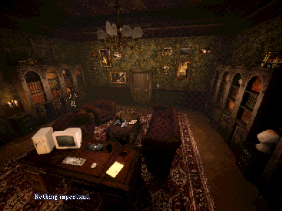 survival horror writing for beginners - 75% of interacts should be some variation of this line