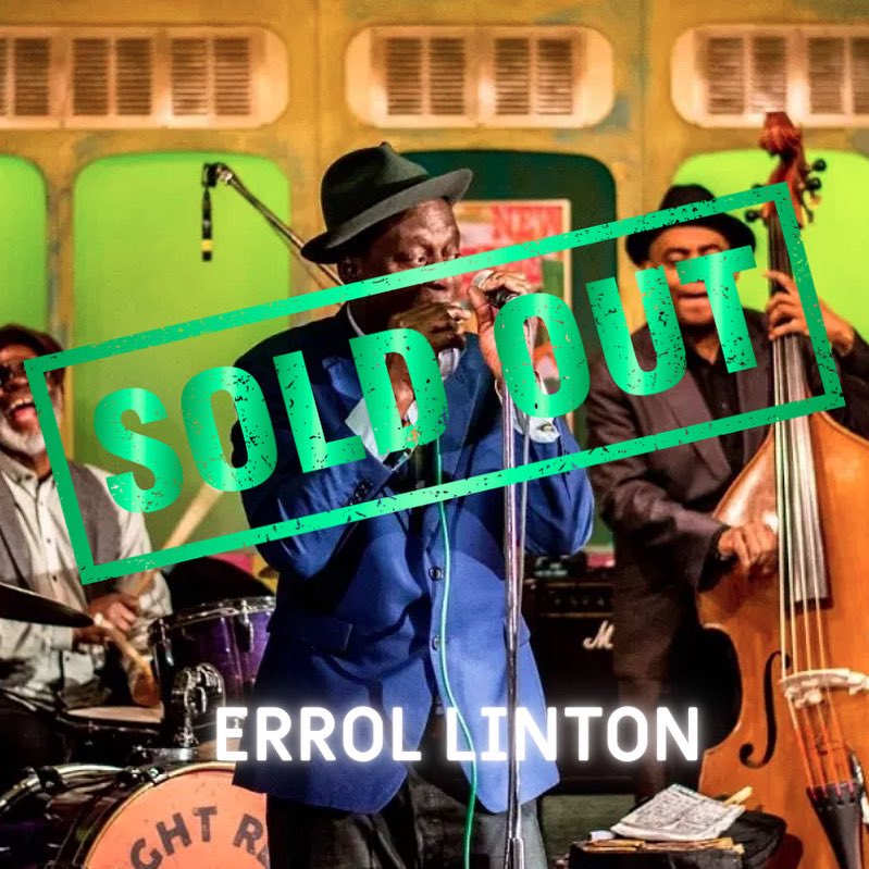 Our show with Errol Linton 16 May is now SOLD OUT. 

Other festival shows now selling fast… watfordjazzjunction.com for info, tickets and availability 

 🎫 💥🕺💃🏽🫶🏽🎶