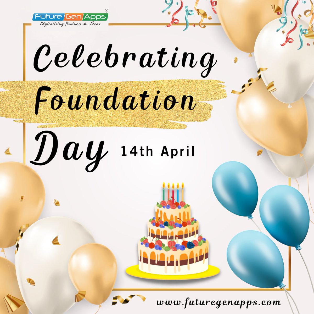 futuregenapps's tweet image. 📷📷 FutureGenApps® Foundation Day! 📷📷
Today, we celebrate the journey, growth, and milestones of FutureGenApps®!
#FutureGenApps #FoundationDay #CompanyAnniversary #MilestoneMoment #DigitalMarketingIndia #WebDevelopmentExperts