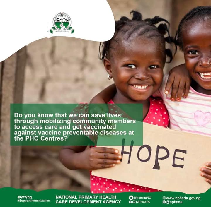 NphcdaNG's tweet photo. Millions of children are left behind in vaccination efforts, with the poorest, marginalized, and those affected by conflict being most at risk. Let's work together to ensure every child gets vaccinated and has access to lifesaving care!
#VaccineWorks
#OneHealth4All https://t.co/vmdWziemHh