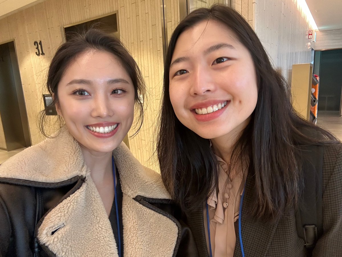 dolylupec's tweet photo. So glad to finally meet @christine_dkim sweet unnie in Seoul🫶Her speech about the @ethereum Fusaka update at @eth_seoul_ was also insightful! https://t.co/eWGDuDF5V8