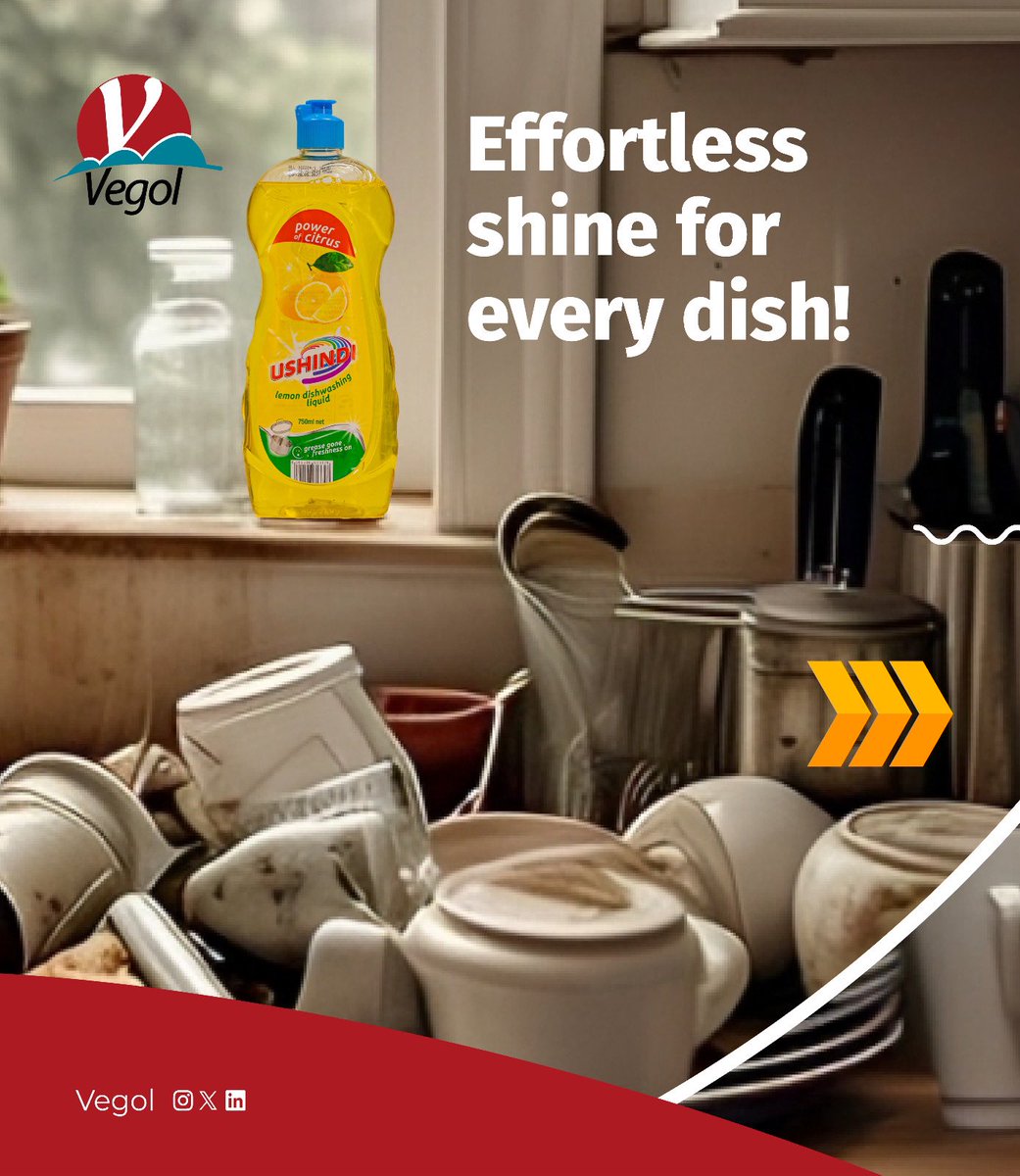 Vegol_Ltd's tweet photo. New week, clean dishes, no stress! 💚✨  
Ushindi Dishwashing Liquid = spotless plates in a flash 💦  
Swipe ➡️ to see the shine!

#UshindiPower #CleanStartMonday #RefiningLives #Vegol https://t.co/cCP18UHeNc