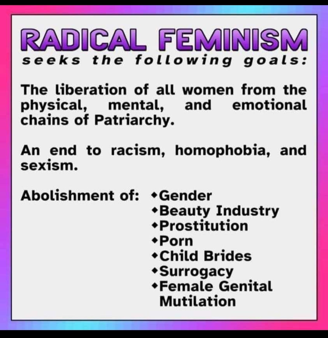 ktagseth's tweet photo. @melissajeweller @TheRealN8works Feminism is about women, by women, for women. It doesn't include men.
And it doesn't get defined by men, too many of whom can't say what a woman is without including men. It's not meninism.
Liberal Females (LibFems) are not feminists. I see that's where you fit in. #Simplistic https://t.co/N3ZA16SVtx