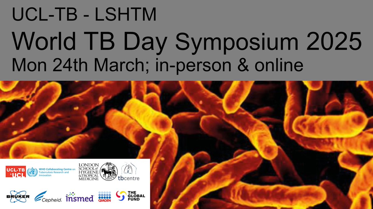 UCL-TB (@ucltb) on Twitter photo Watch the video of our recent World TB Day Symposium 2025. Details at ucl.ac.uk/tb/events/worl… <a href="/LSHTM_TB/">LSHTM TB Centre</a> Watch the video of our recent World TB Day Symposium 2025. Details at ucl.ac.uk/tb/events/worl… <a href="/LSHTM_TB/">LSHTM TB Centre</a>