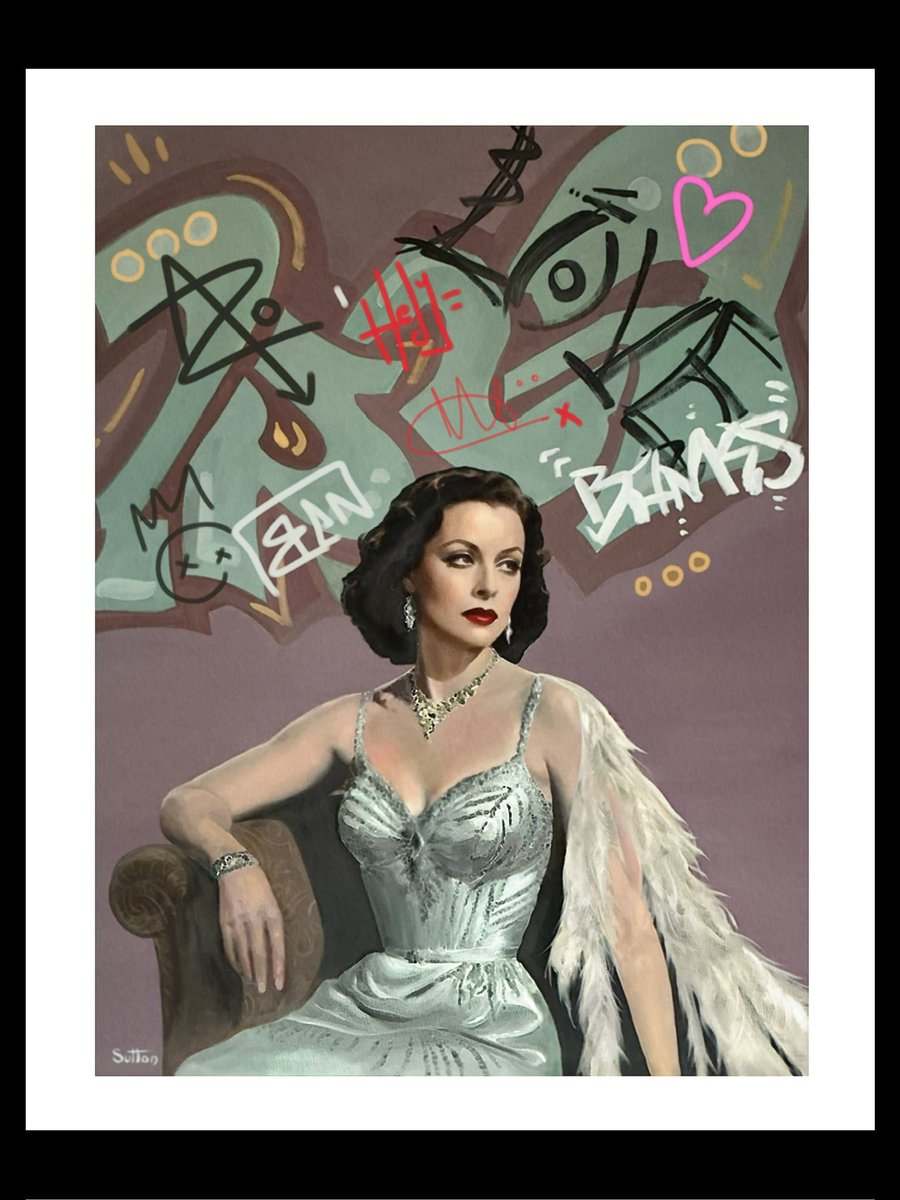 sarasutton1's tweet photo. “A good painting to me has always been like a friend, keeps me company, comforts and inspires.”
Hedy Lamarr 
Oil on canvas https://t.co/v1b6SdEpSk