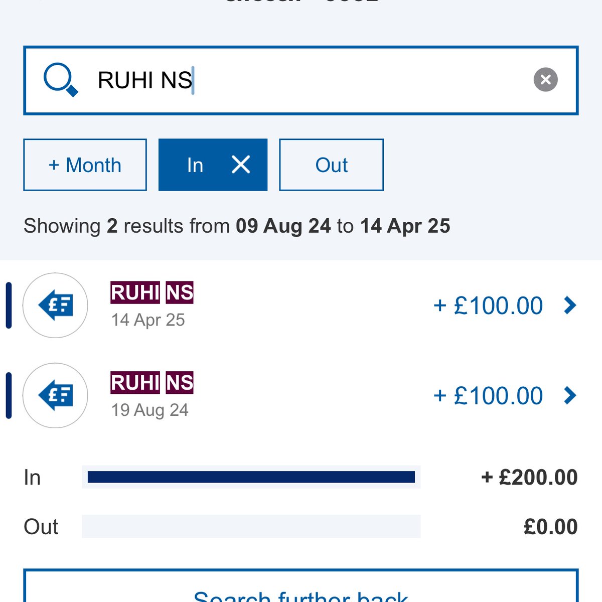 UncommonImagery's tweet photo. I’m not normally one to complain about free money but this is the 2nd £100 payment I’ve had in 9months with no reference for it 
Googling the name RUHI NS gives me zero information
Any ideas or have you had this payment also ? 🤔 🤷‍♀️ 
#HelpNeeded #HelpNow #banking #payments #free https://t.co/LgugI8oMMf