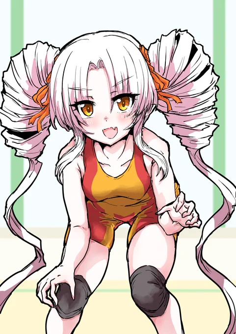 今日の日課はレスリングウェアついなちゃんです 
