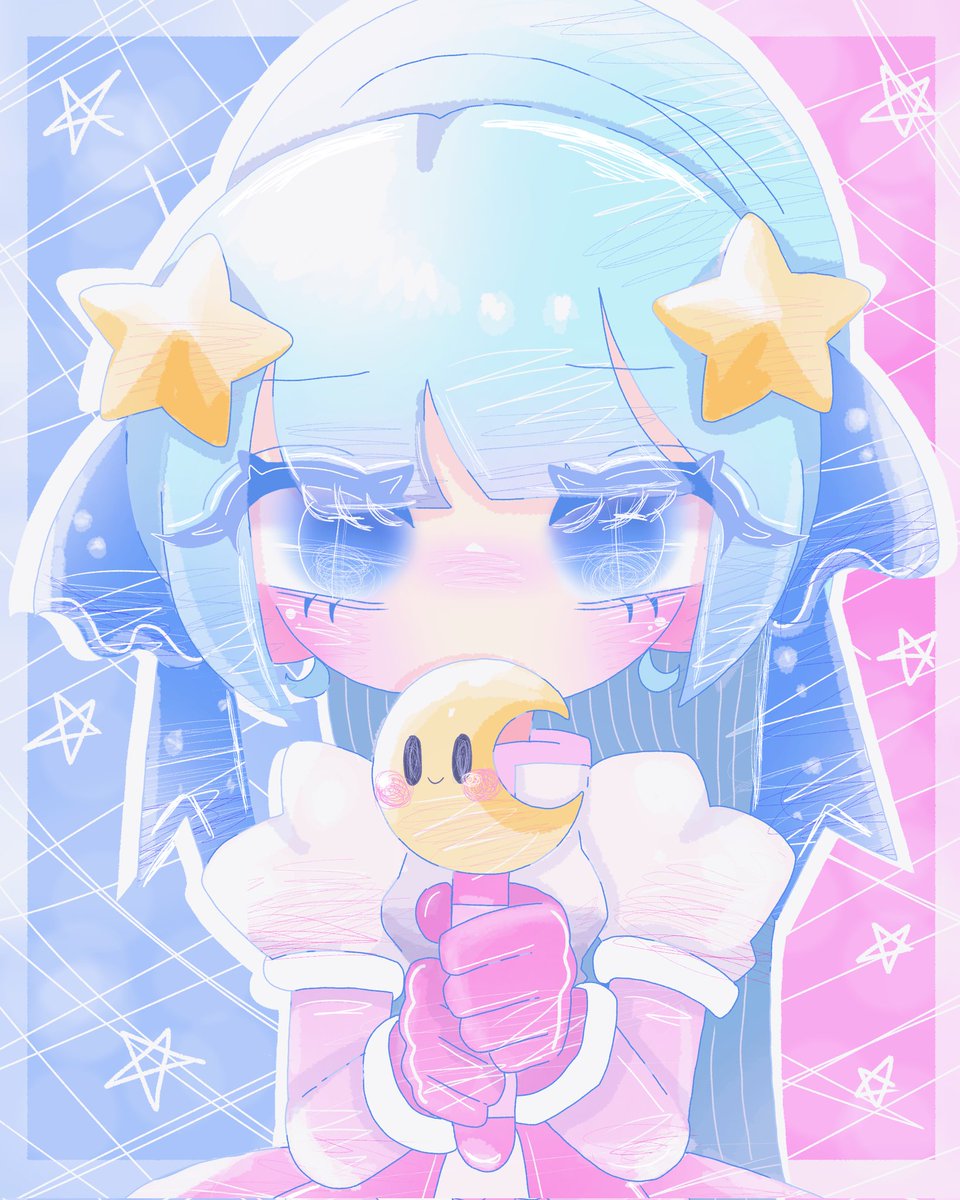 hapi8727's tweet image. 月の戦士ジャネット🌟🩵
#BrawlStarsArt #ブロスタ鋭角部
