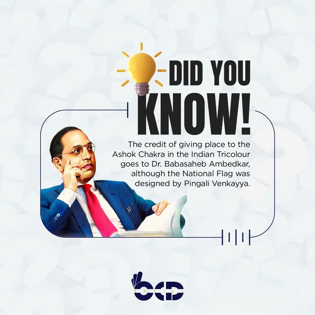 SocialOCD's tweet photo. This Ambedkar Jayanti, let’s honor Dr. B.R. Ambedkar’s legacy by standing for education, empowerment &amp; equality.
A key architect of the Indian Constitution, his life was a beacon of justice &amp; resilience.

#AmbedkarJayanti #ConstitutionOfIndia #HaqSeSocial #SocialOCD https://t.co/yai7iU2ybb