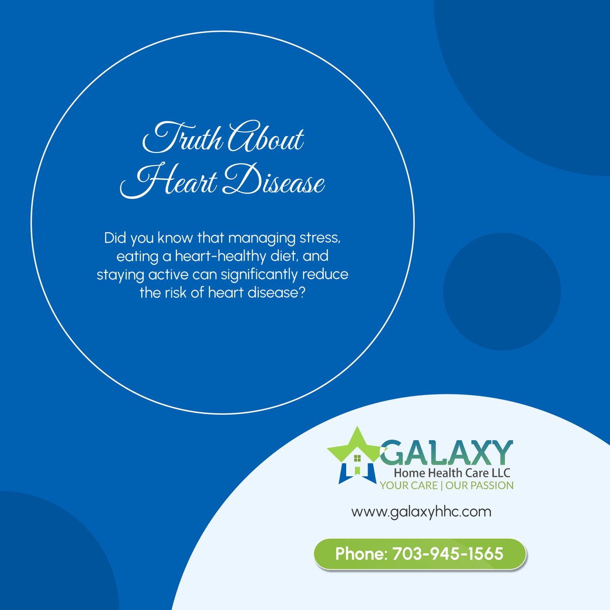 GalaxyHomeHC's tweet photo. Protect your heart! Simple lifestyle changes can reduce heart disease risks. Take steps today for a healthier future. 

#HomeHealthCare #WoodbridgeVA #HeartHealth https://t.co/RegYBO6Pvp